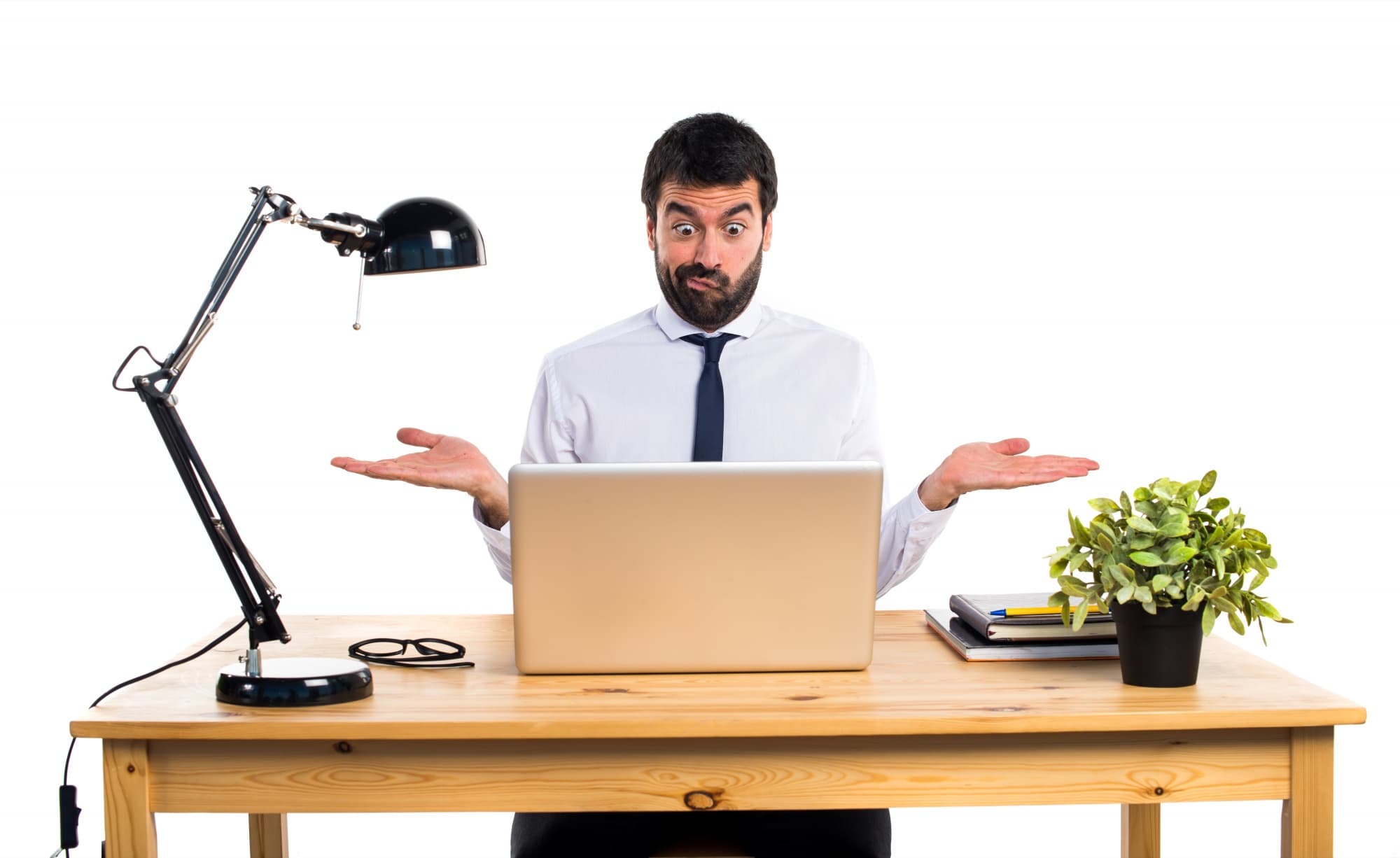 <a href="https://www.freepik.com/free-photo/businessman-his-office-making-unimportant-gesture_1201804.htm#query=The%20Pros%20and%20Cons%20of%20Freelancing%20A%20Comprehensive%20Guide%20to%20Assess%20if%20it%20s%20Right%20for%20You&position=32&from_view=search&track=ais">Image by luis_molinero</a> on Freepik